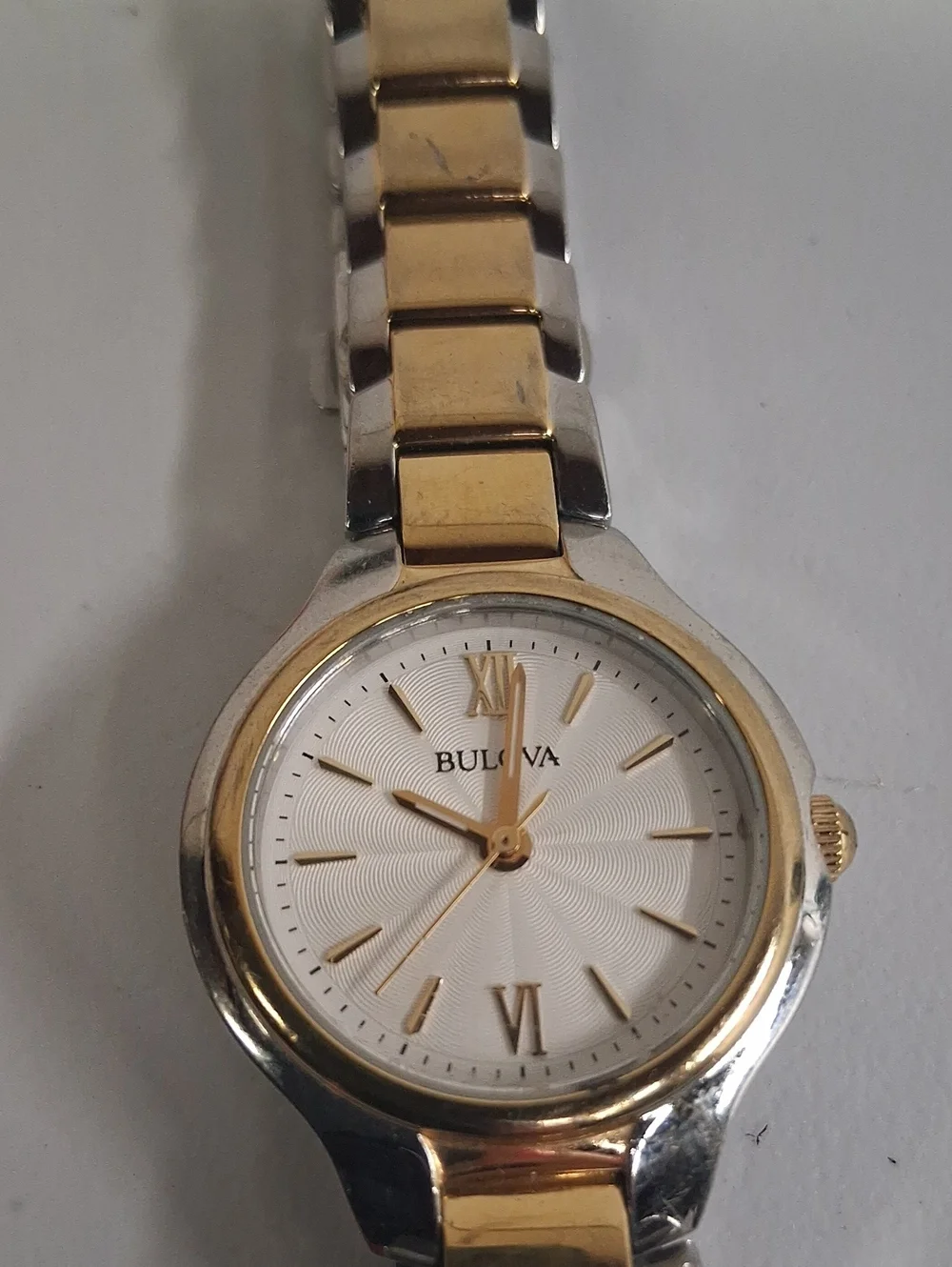 Womens Bulova Two-Tone Gold & Silver Women's Watch
